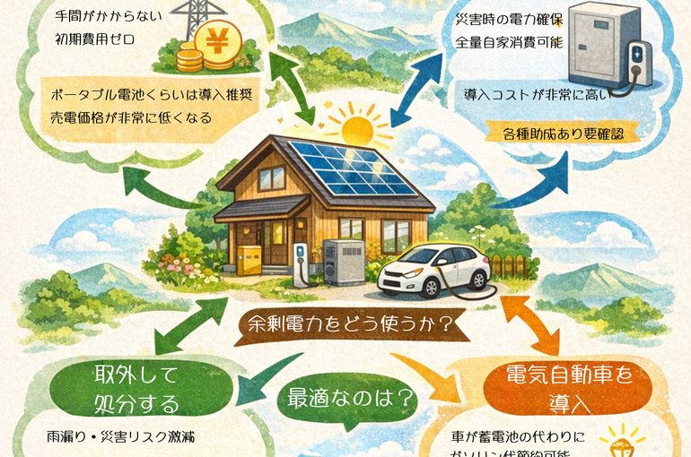 売電を続ける